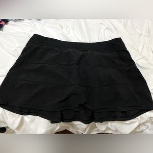 Black lululemon size 12 skirt